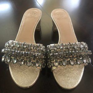 Tory Burch sling back studded Sandals size 7M